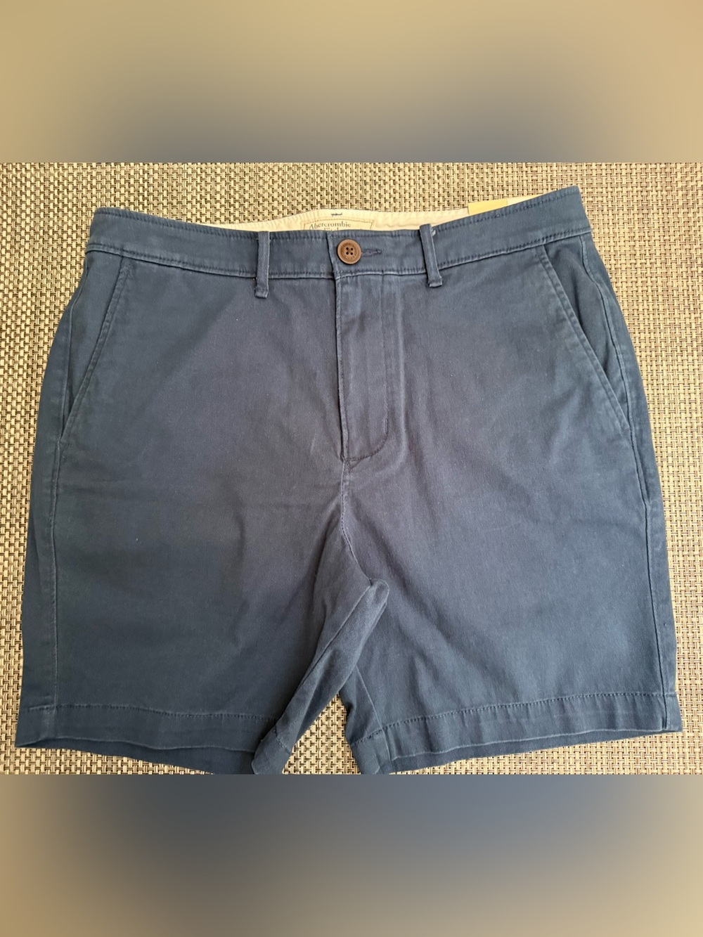 Abercrombie & Fitch Navy Preppy Fit Shorts